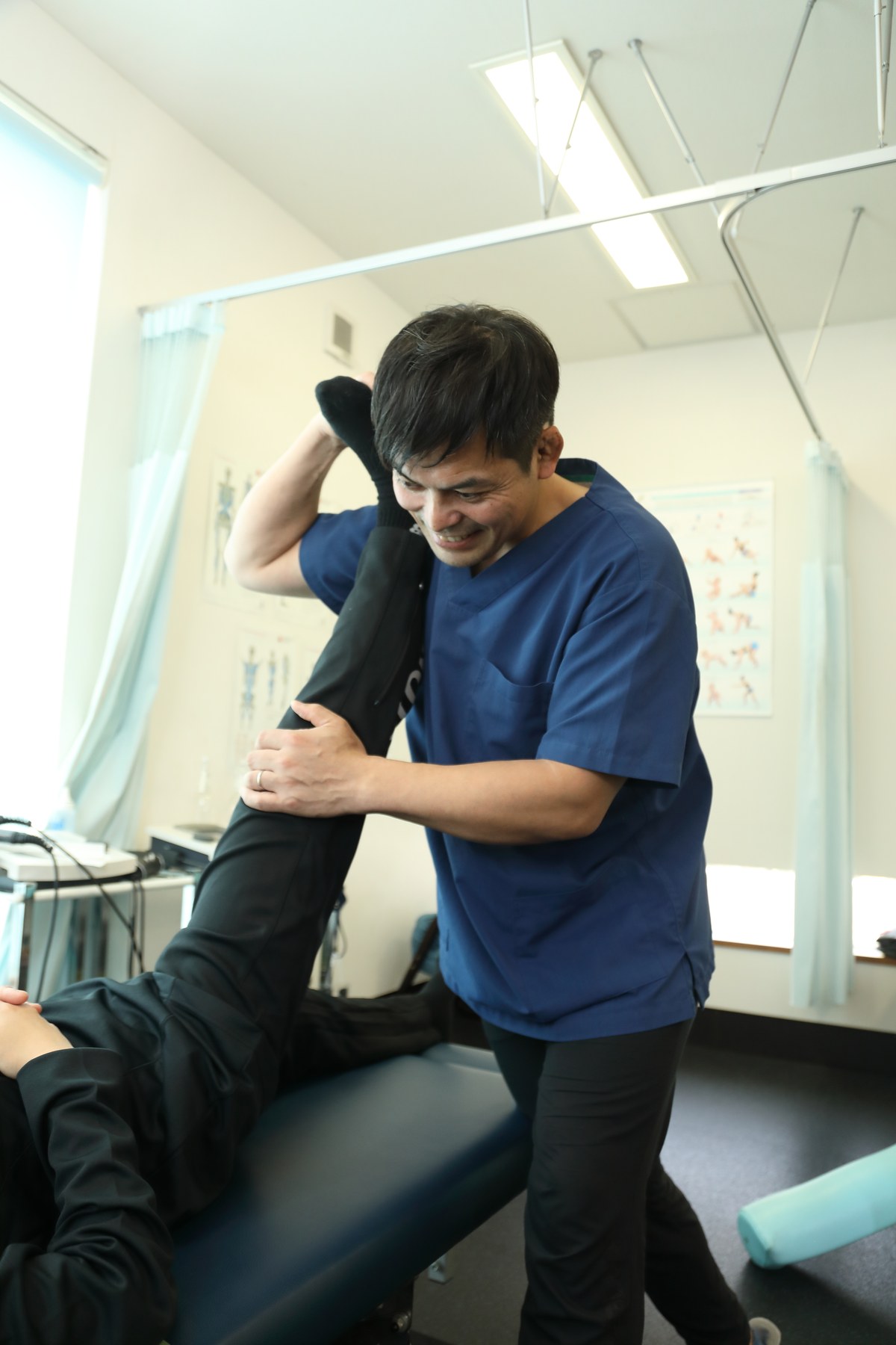腰痛予防に向けたストレッチと動作確認