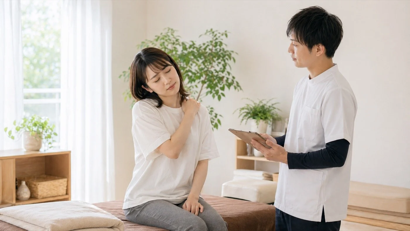 肩や首の痛みがつらい